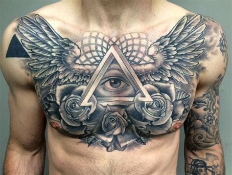 tatuajes grandes en el pecho|Diseños de Tatuajes en el Pecho con su Significado